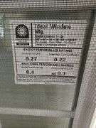 3 White Vinyl 6 Lite Beveled Casement Windows 20"x30"