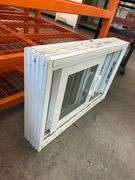 White Vinyl Horizontal Slider Window 36"x24"