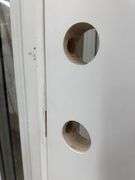 Fiberglass Decorative Entrance Door 36"x80", 2 Side Lites, Left Hand