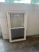 White Vinyl Double Hung Window 27 3/4"x47 1/2"