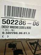 White Vinyl Double Slider Window 31 1/4"x16 1/2"