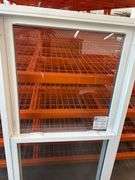 White Vinyl Double Hung Window 29 3/4"x57 1/4"