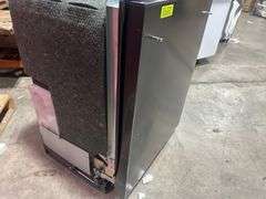 FORNO Espresso Romano 24" Built-In Tall Tub Dishwasher in Black with Silver Handles