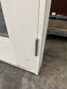 White Exterior Full Glass Double Patio Door 72"x80"