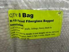 R-19 Faced Fiberglass Bagged Insulation