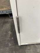 White Exterior Full Glass Double Patio Door 72"x80"
