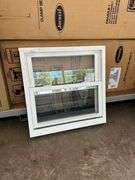 White Vinyl Double Hung Window 29 1/4"x29 1/4"