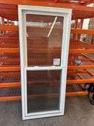 White Vinyl Double Hung Window 27 3/4"x65 1/2"