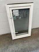 White Vinyl Beveled Casement Window 30"x18.5"