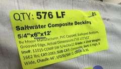 Saltwater Composite Decking 5/4"x6"x12'