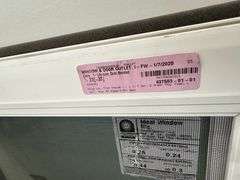 White Vinyl Beveled Casement Window 23 3/4"x37 1/2"