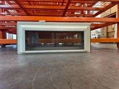 Almond Vinyl Welded Vent Window 30 1/2"x12 1/2"