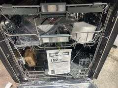 FORNO Espresso Romano 24" Built-In Tall Tub Dishwasher in Black with Silver Handles