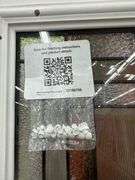 Fiberglass Decorative Entrance Door 36"x80", 2 Side Lites, Right Hand