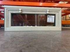 Almond Vinyl Welded Vent Window 30 1/2"x12 1/2"