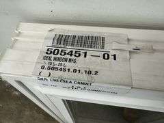 White Vinyl Chelsea Casement Window 15 9/16"x25 9/16"