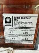 White Vinyl Double Hung Window 27 3/4"x65 1/2"