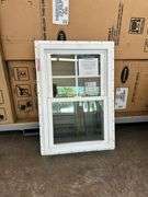 White Vinyl Double Hung 4 Lite Window 24"x36"