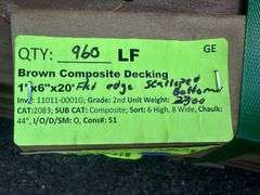 Brown Composite Decking 1"x6"x20'