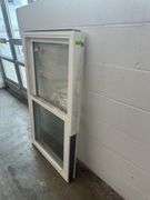 White Vinyl Double Hung Window 27 3/4"x47 1/2"