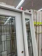 Fiberglass Decorative Entrance Door 36"x80", 2 Side Lites, Left Hand