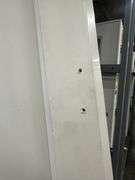 White Exterior Full Glass Double Patio Door 72"x80"