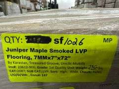 Juniper Maple Smoked LVP Flooring, 7mmx7"x72"