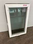 White Vinyl Beveled Casement Window 23 3/4"x37 1/2"