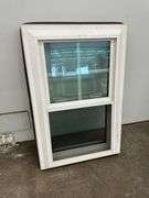 4 White Vinyl Double Hung 4 Lite Windows 20"x30"