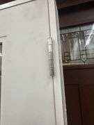 White Exterior Full Glass Double Patio Door 72"x80"