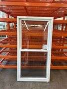 White Vinyl Double Hung Window 29 3/4"x57 1/4"