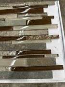 Rustic Slate Glass Mosaic Tile 12"x14"