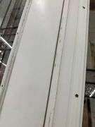 Fiberglass Decorative Entrance Door 36"x80", 2 Side Lites, Right Hand
