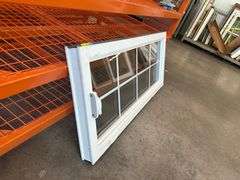 White Vinyl Awning Window 56 7/16"x24 5/16"