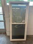 White Vinyl Double Hung Window 27 3/4"x61 1/2"