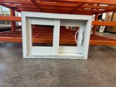 White Vinyl Horizontal Slider Window Frame 30 1/4"x20"