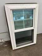 4 White Vinyl Double Hung 4 Lite Windows 20"x30"