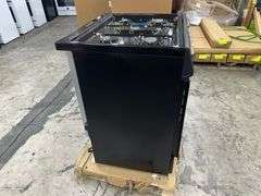 Forno Leonardo Espresso 30 in. Black Slide-in Gas Range 5-Burners