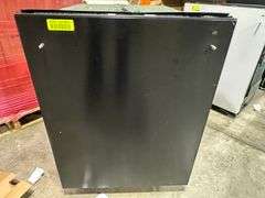 FORNO Espresso Romano 24" Built-In Tall Tub Dishwasher in Black with Silver Handles
