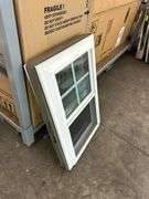 4 White Vinyl Double Hung 4 Lite Windows 20"x30"