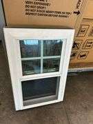 4 White Vinyl Double Hung 4 Lite Windows 20"x30"