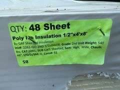 Poly ISO Insulation 1/2"x4'x8'