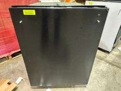 FORNO Espresso Romano 24" Built-In Tall Tub Dishwasher in Black with Silver Handles