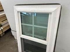 4 White Vinyl Double Hung 4 Lite Windows 20"x30"