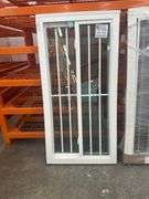 2 White Vinyl 6 Lite Double Slider Window  26 3/4"x52 3/4"