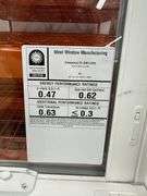 White Vinyl Vertical Slider Window 26.25"x74.5"