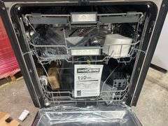FORNO Espresso Romano 24" Built-In Tall Tub Dishwasher in Black with Silver Handles