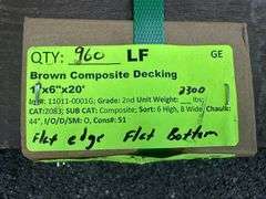Brown Composite Decking 1"x6"x20'