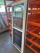 White Vinyl Double Hung Window 27 3/4"x65 1/2"