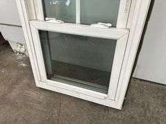 4 White Vinyl Double Hung 4 Lite Windows 20"x30"